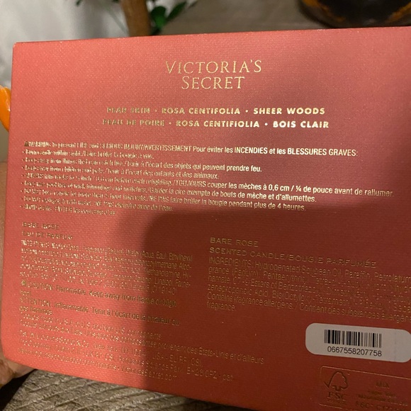 Victoria’s Secret bare rose parfum and candle set - Picture 8 of 8